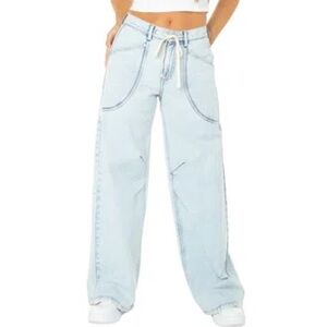 Celebrity Pink Wide Leg Jeans